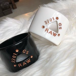 G-star enamel cuff bracelet